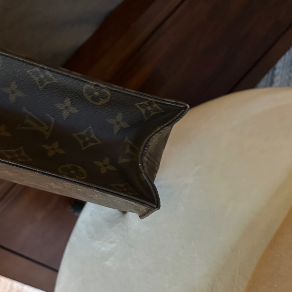 Louis Vuitton Black and Brown Tote - Picture 3 of 7